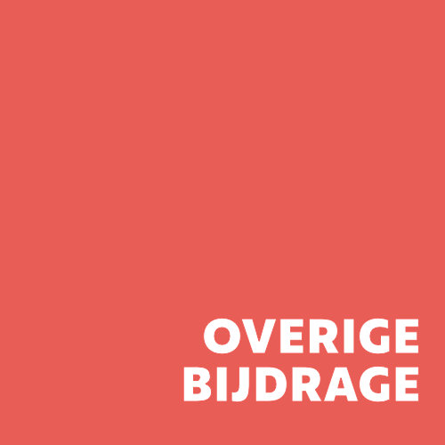 Logo met daarop de tekst: overige bijdrage